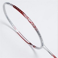 Men / Women / Kids Badminton Rackets Nondeformable / Durable 67*22cm Red 1 Piece Aluminium Alloy